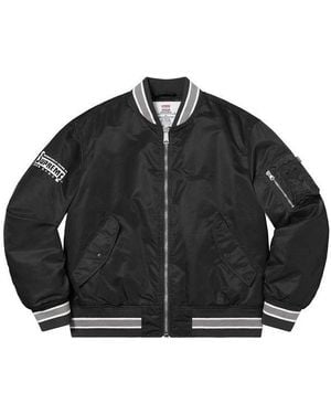 Supreme Second To None Ma-1 Jacket - Black