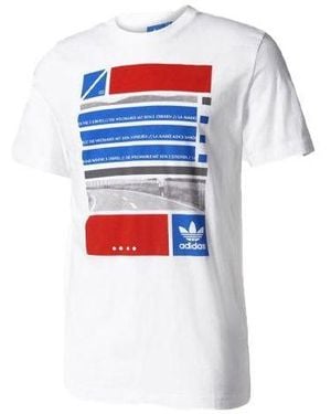 adidas Originals Archive Label Printing Short Sleeve - White