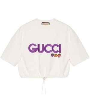 Gucci (Wmns) Cotton Jersey Sweatshirt With Patch 'Off' - Pink