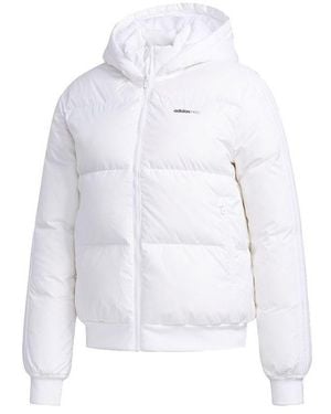 adidas (Wmns) Neo Sporty Puffer Jacket 'Pure' - White