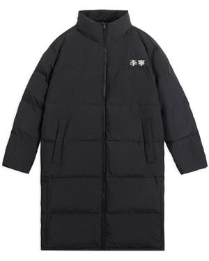 Li-ning Graphic Long Down Jacket - Black