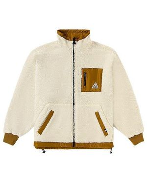 Vans Faux Sherpa Jacket Reversible Coat - Natural