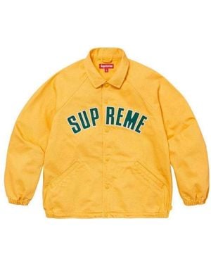 Supreme Arc Denim Coaches Jacket - Yellow