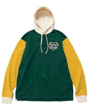 Human Made Rugby Shirt Hoodie - Green