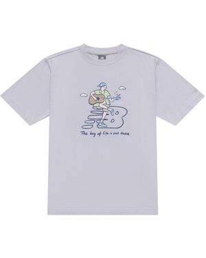 New Balance X Pk Guitar Graphic T-Shirt 'Light' - Blue