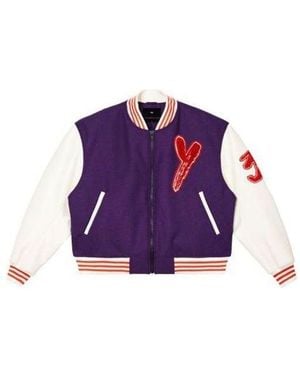 adidas Y-3 Letterman Jacket - Purple