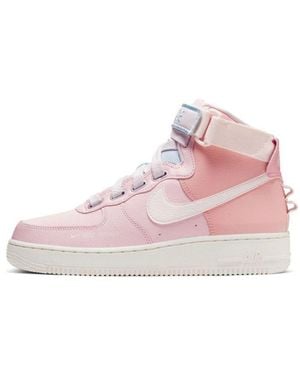 Nike (Wmns) Air Force 1 High Utility 'Utility Force Is Echo Sail - Pink