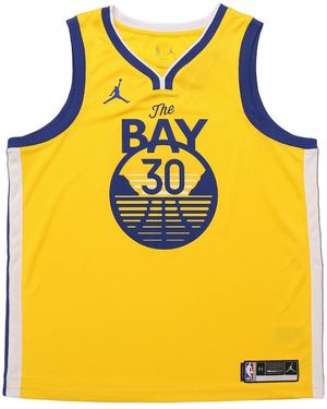 Nike Nba Stephen Curry Warriors Statement Edition 2020 Swingman Jersey - Yellow