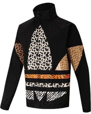 adidas Originals Atm Tt Stand Collar Athleisure Casual Sports Jacket - Black