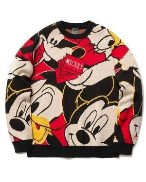 Li-ning X Disney Graphic Crew Neck Jumper - Red