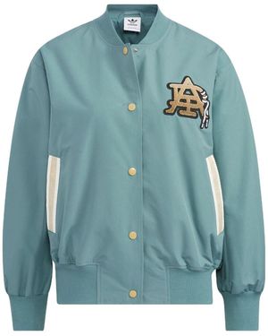adidas (Wmns) Modern Collegiate Bomber Jacket - Blue