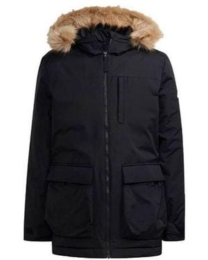 adidas Utilitas Hooded Parka Jacket - Blue