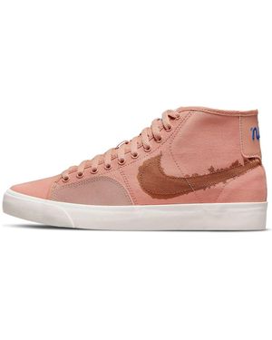 Nike Blazer Court Mid Premium Sb 'Rose Whisper Burnt Sienna' - Pink