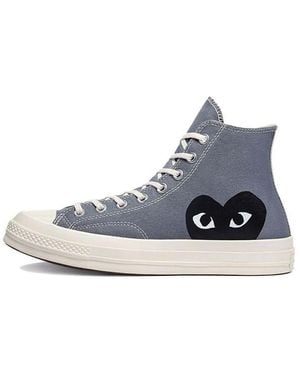 Converse X Comme Des Garcons Play Chuck 70 High 'Steel' - Blue