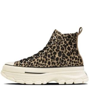 Converse All Star Trekwave Animal Fur Leopard High Top - Metallic