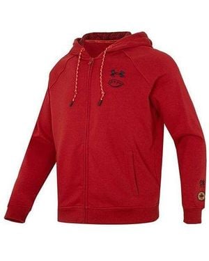 Under Armour Cny Lny Terry Full Zip Jacket - Red