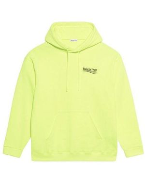 Balenciaga (Wmns) Alphabet Logo Hoodie - Yellow
