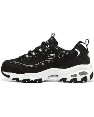 Skechers Wmns D Lites Sneakers in Black Lyst UK