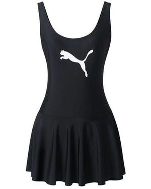 PUMA (Wmns) Logo One-Piece Swimsuit - Black
