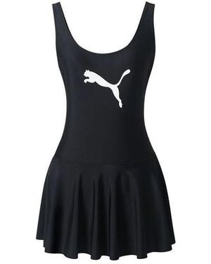 PUMA (Wmns) Logo One-Piece Swimsuit - Black
