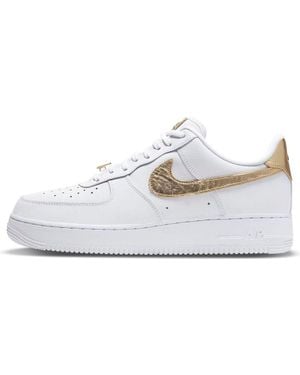 Nike Air Force 1 '07 Lv8 Foil Swoosh' - White