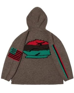 Stussy X Denim Tears Sweater - Brown