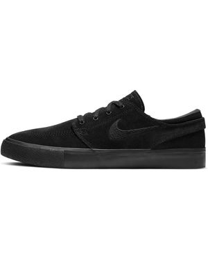 Nike Sb Zoom Stefan Janoski Canvas Rm Skate Shoes - Black