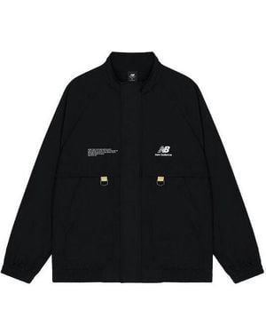 New Balance Alphabet Pattern Solid Colour Jacket - Black