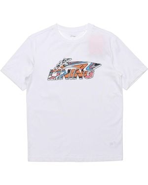 Li-ning Classic Logo T-Shirt - White