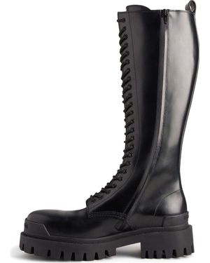 Balenciaga (Wmns) Strike 20Mm Boots ' Matte Smooth Calfskin' - Black