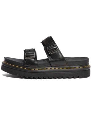 Dr. Martens Myles Brando Leather Sandals - Black