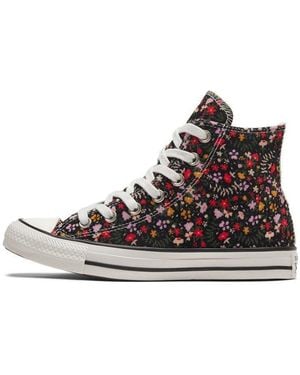 Converse (Wmns) Chuck Taylor All Star Retro Floral Trainers - Brown