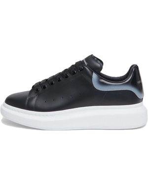 McQueen Larry Leather Trainers - Blue