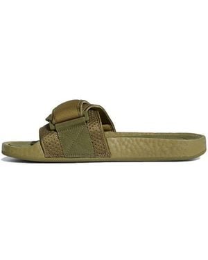 adidas X Pharrell Boost Slides Cargo' - Green