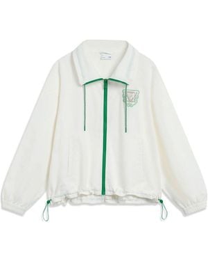Li-ning (Wmns) Chinese Culture Floral Sports Windbreaker 'Cream' - White