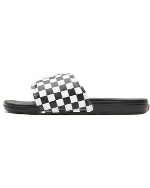 Vans La Costa Slide-On Checkerboard' - Black