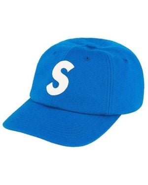 Supreme X Loro Piana Wool S Logo 6-Panel - Blue