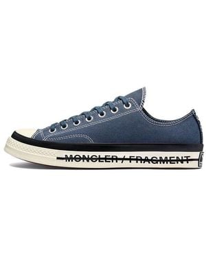 Converse Fragment Design X Moncler X Chuck 70 Low 'Insignia' - Blue