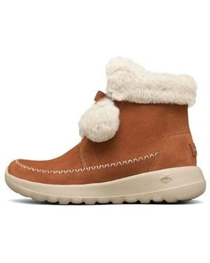 Skechers (Wmns) On-The-Go Joy Pompom Snow Boots - Brown