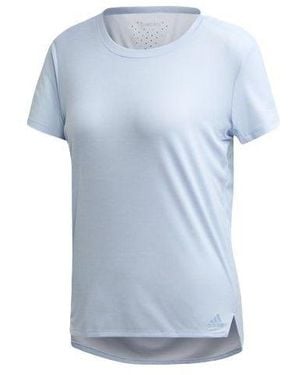 adidas (Wmns) Training Sports Round-Neck Short-Sleeve Tee - Blue