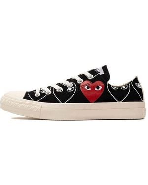 Converse X Comme Des Garcons Play Chuck 70 Low Heart Print 1Cl706 - Blue