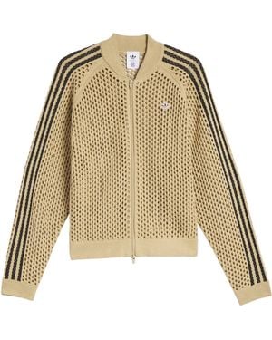 adidas X Clot Fw24 Crochet Track Jacket Asia Sizing Tone' - Natural