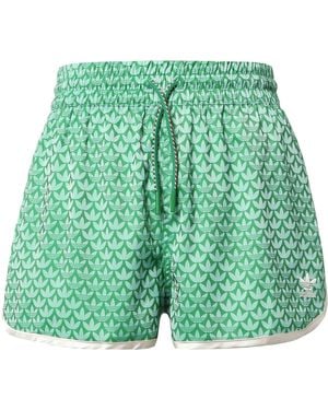 adidas (Wmns) Adicolor High Waist Monogram Short - Green
