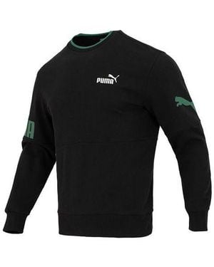 PUMA Power Crew Long Tee - Black
