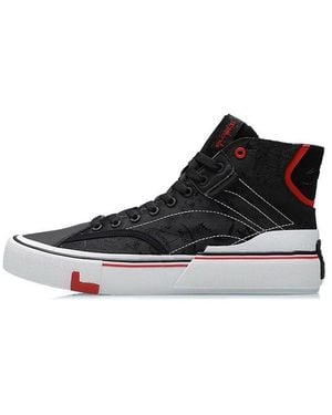 Li-ning Canvas Hi Shoes - Black