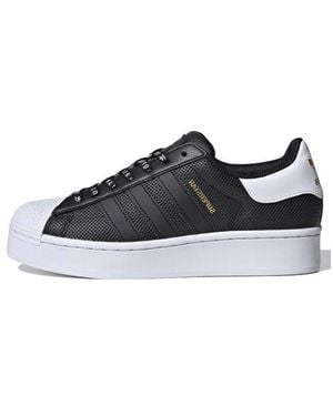 adidas gazelle silver green womens Adidas Superstar Bold Women's Shoes Wonder White-Core Black-Victory Cr –  Sports Plaza NY main image 0