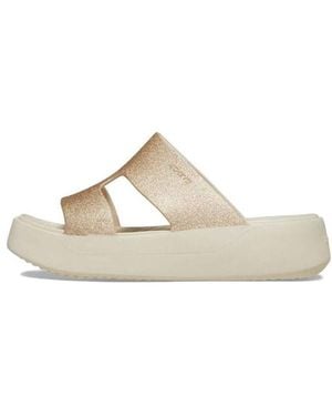 Crocs™ (Wmns) Getaway Platform H-Strap Sandals - Metallic