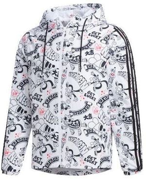 adidas Neo Art Wb Limited Printing Sports Jacket - White