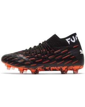 PUMA Future 6.1 Netfit Fg Ag Shocking' - Black