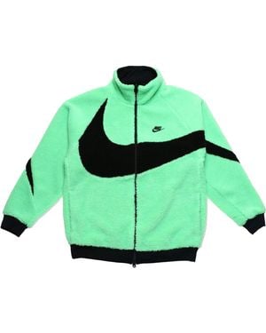 Nike big swoosh fleece jacket hotsell